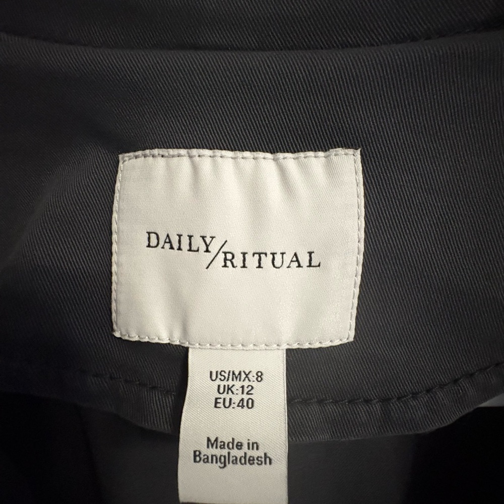 Daily Ritual Blue/Gray Utility Jacket - Picture 3 of 3